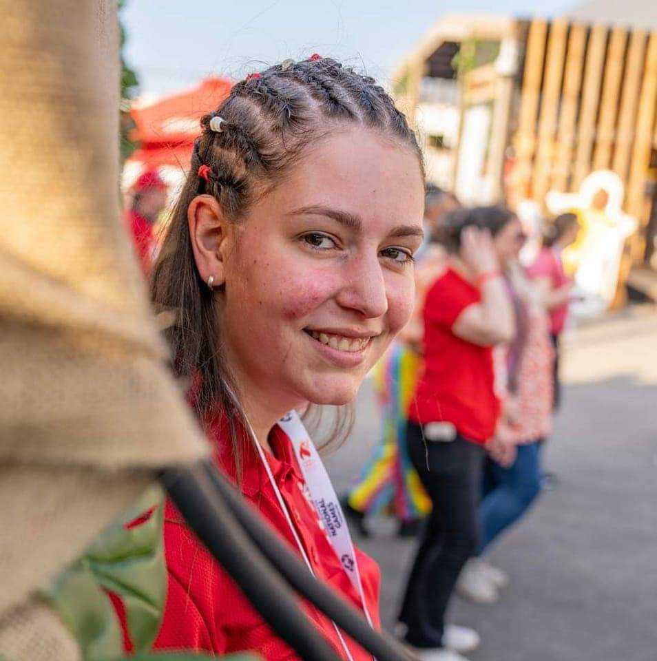 Rosalia en action aux Special Olympics