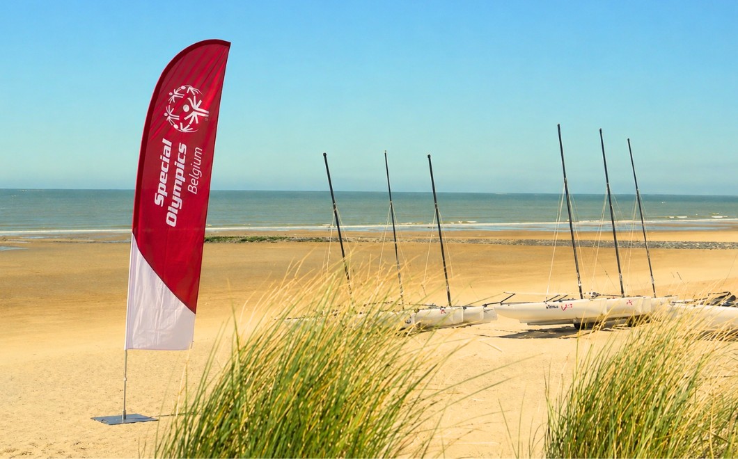 Strand in Knokke-Heist, Special Olympics Belgium BBQ Event